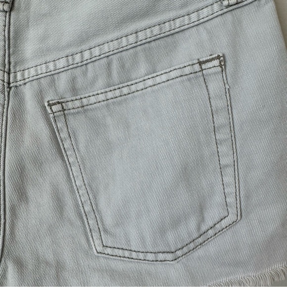 Free People High-Rise Cutoff Denim Shorts Size 26 - Picture 9 of 9